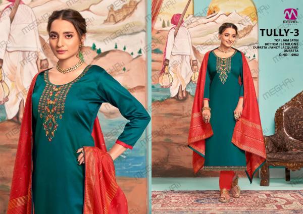 Meghali Tully 3 Beautiful Ethnic Wear Salwar 